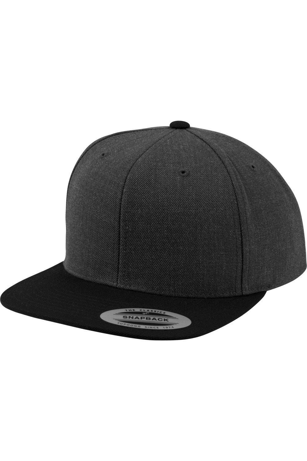 

Классическая двухцветная кепка Snapback премиум-класса Yupoong, серый