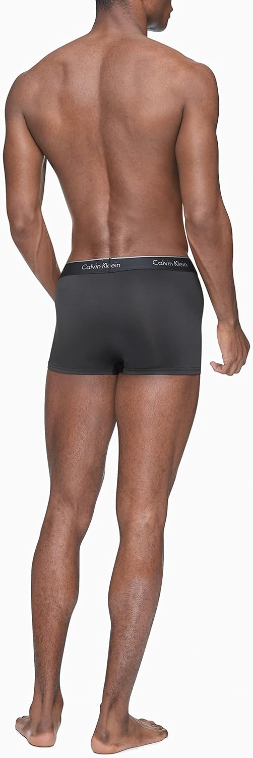 Комплект из 7 мужских трусов-боксеров Calvin Klein Micro Stretch с низкой посадкой, 7 Black — фото 3