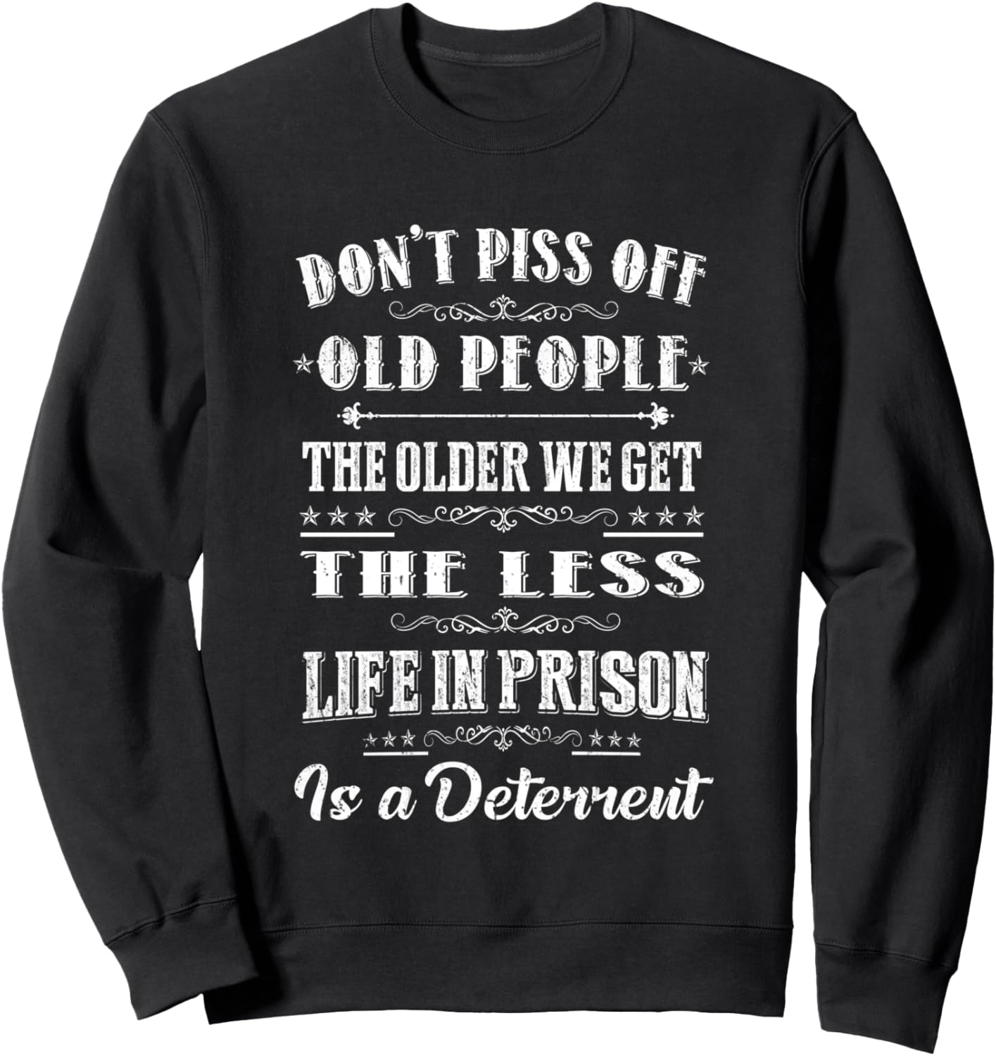 

Забавная толстовка с надписью Не убивайте стариков, черный цвет Funny Old People Gag Gifts For Elderly People