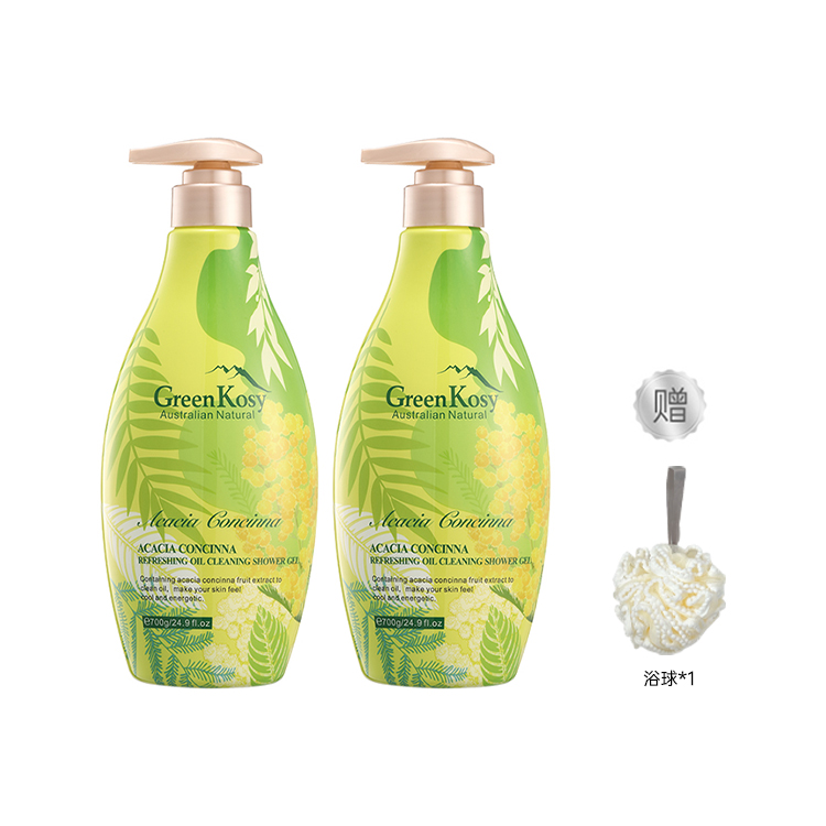 

Нероли чайное дерево гель для душа ароматический очищающий увлажняющий пот-пури 700г*2 GreenKosy