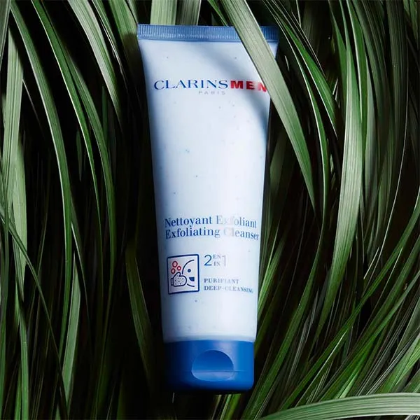 Гель для умывания Clarins — Отшелушивающий и очищающий гель для мужчин Limpiador Exfoliante Facial, 125 мл — фото 3