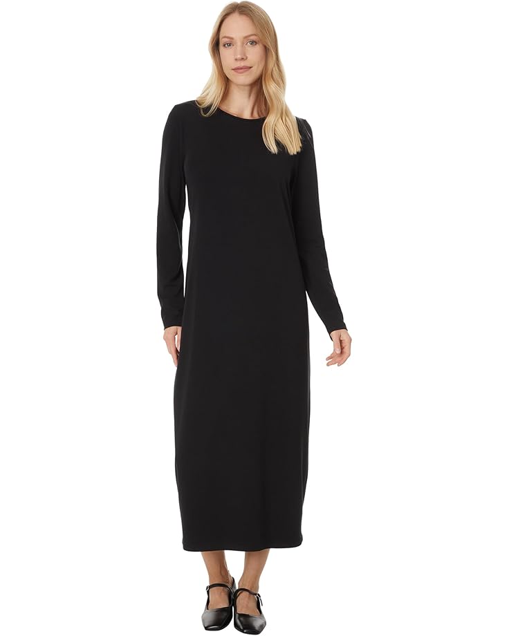 

Платье Eileen Fisher Plus Size Full Length Oval Dress, черный