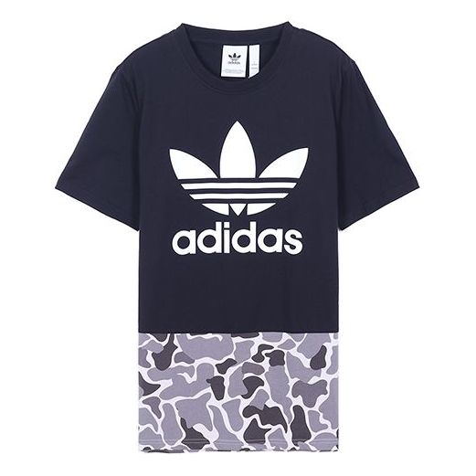 

Футболка originals camouflage leopard print short sleeve black Adidas, черный