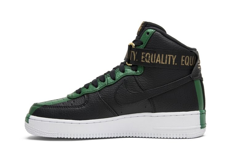 Кроссовки Nike Air Force 1 High 'BHM', черный — фото 3
