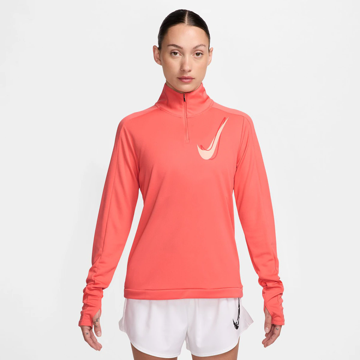 

Женская футболка Nike Swoosh, коралловый