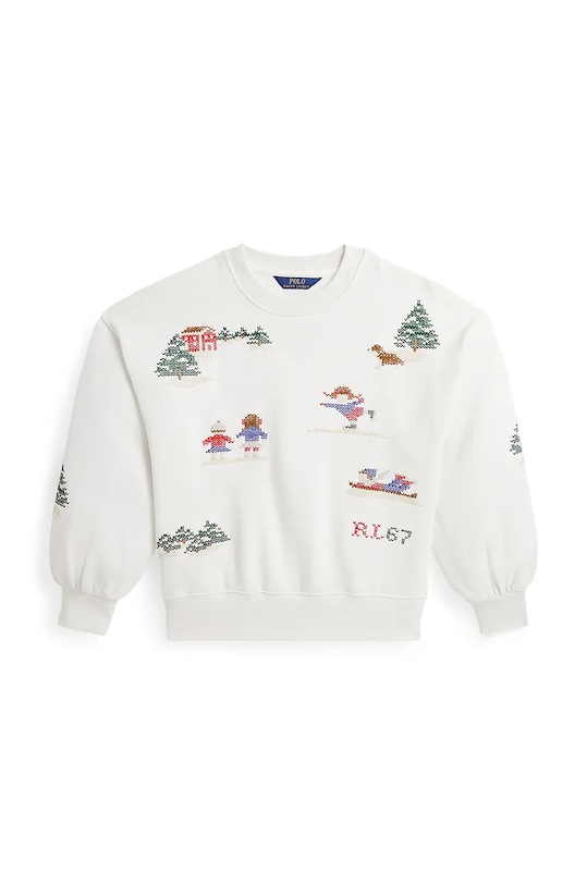 

Детская хлопковая толстовка Polo Ralph Lauren, бежевый