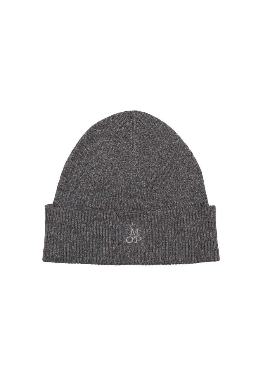 

Шапка Marc O'Polo Beanie, цвет grey/dark grey