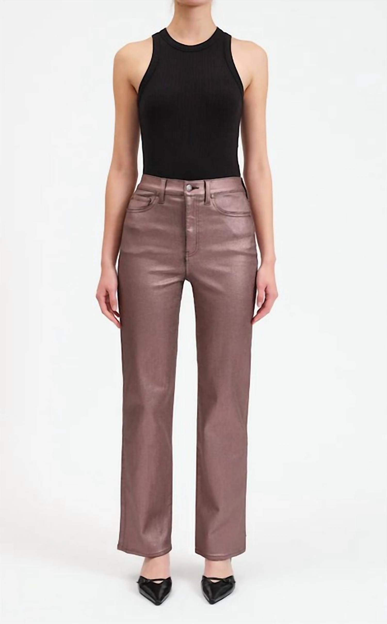 

Джинсы Sundaze High Rise Vintage Straight с покрытием Penny, цвет coated penny