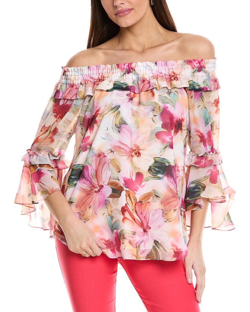 

Блузка Sara Campbell Mo Blouse Hibiscus Garden, розовый