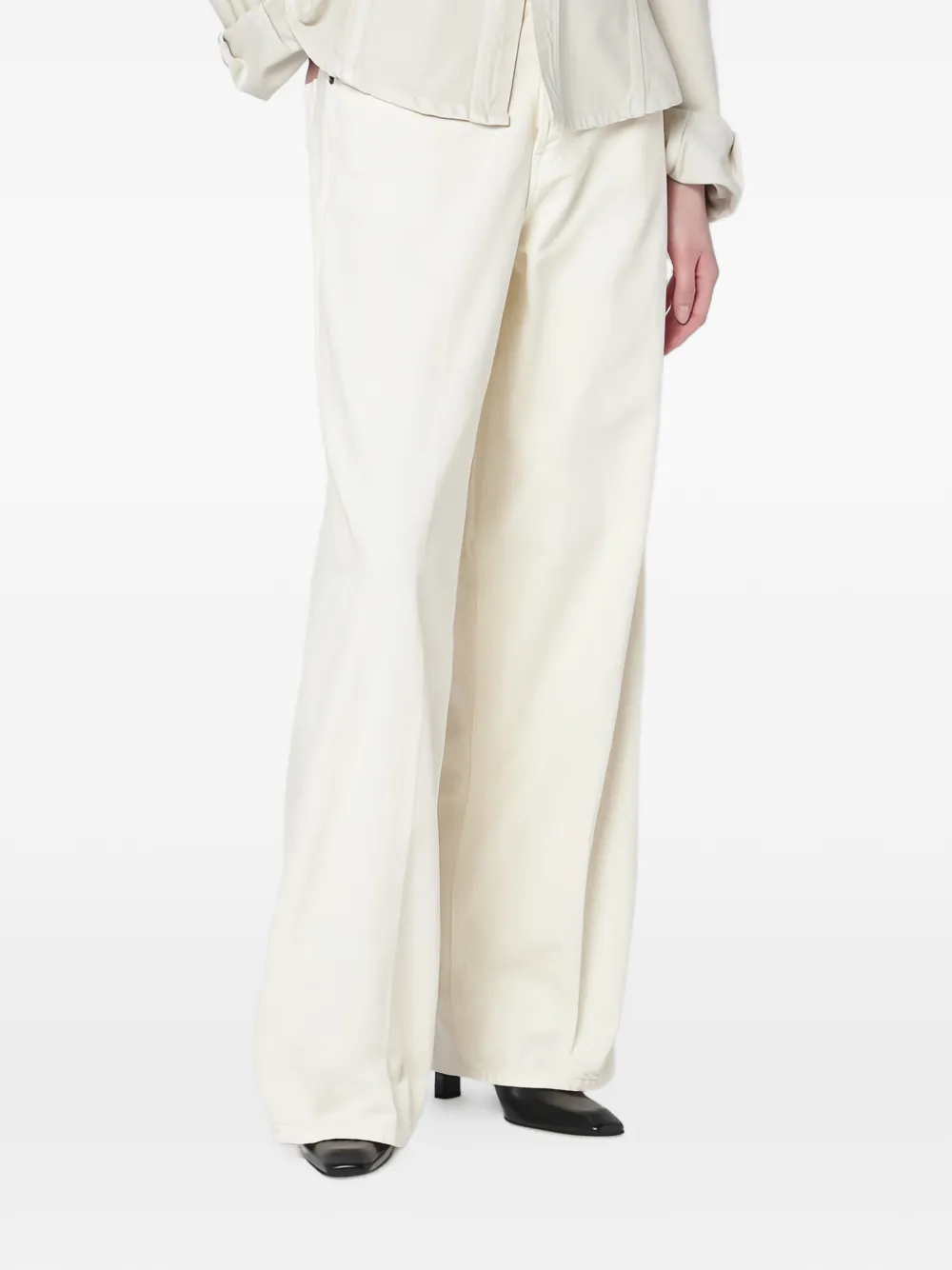 

Широкие джинсы Haikure, бежевый