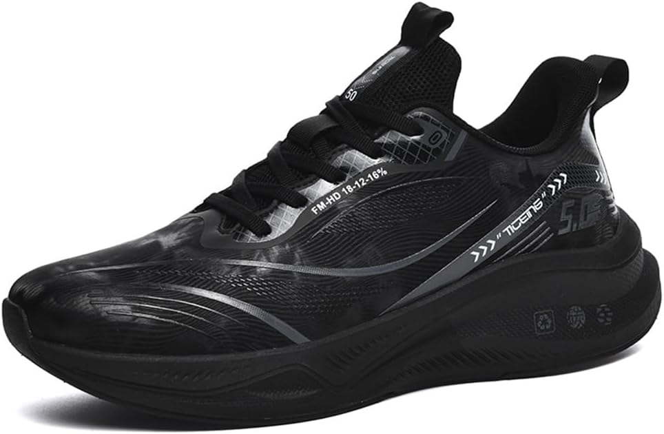 

Мужские кроссовки для баскетбола Rongduyan на открытом воздухе, повседневная обувь для прогулок, черный