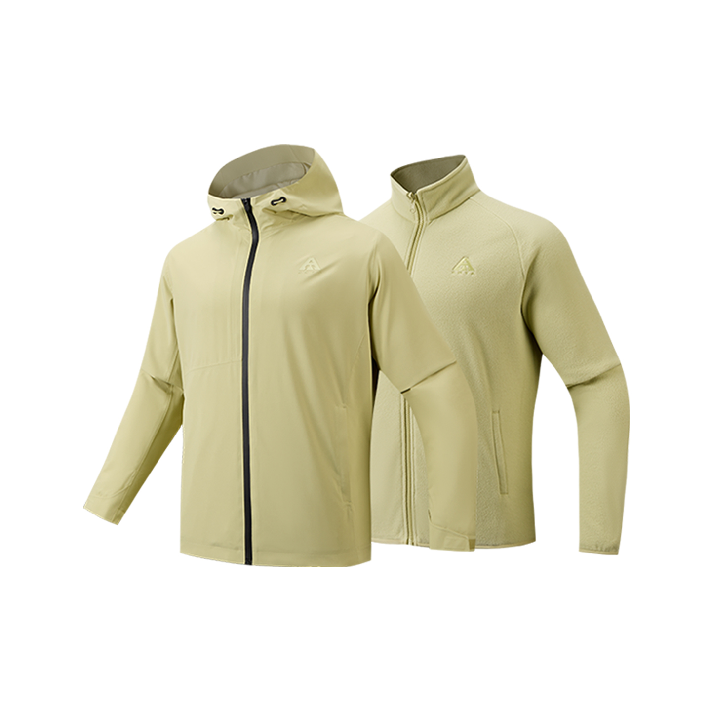 

ANTA Куртка-ветровка мужская waterproof и windproof коллекция Outdoor, цвет Paulownia Flower Yellow Green