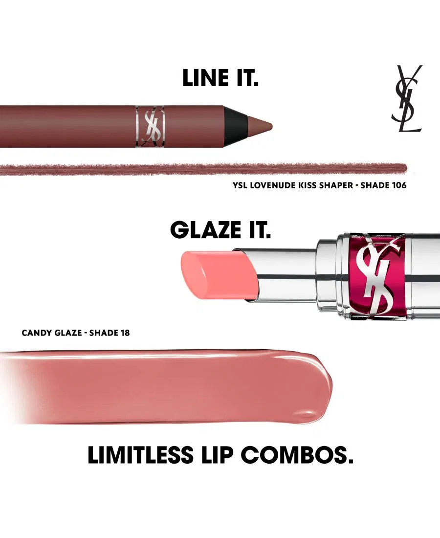 Карандаш для губ Kiss Shaper Sculpting Lip Liner Yves Saint Laurent, 106 spicy smoke — фото 4