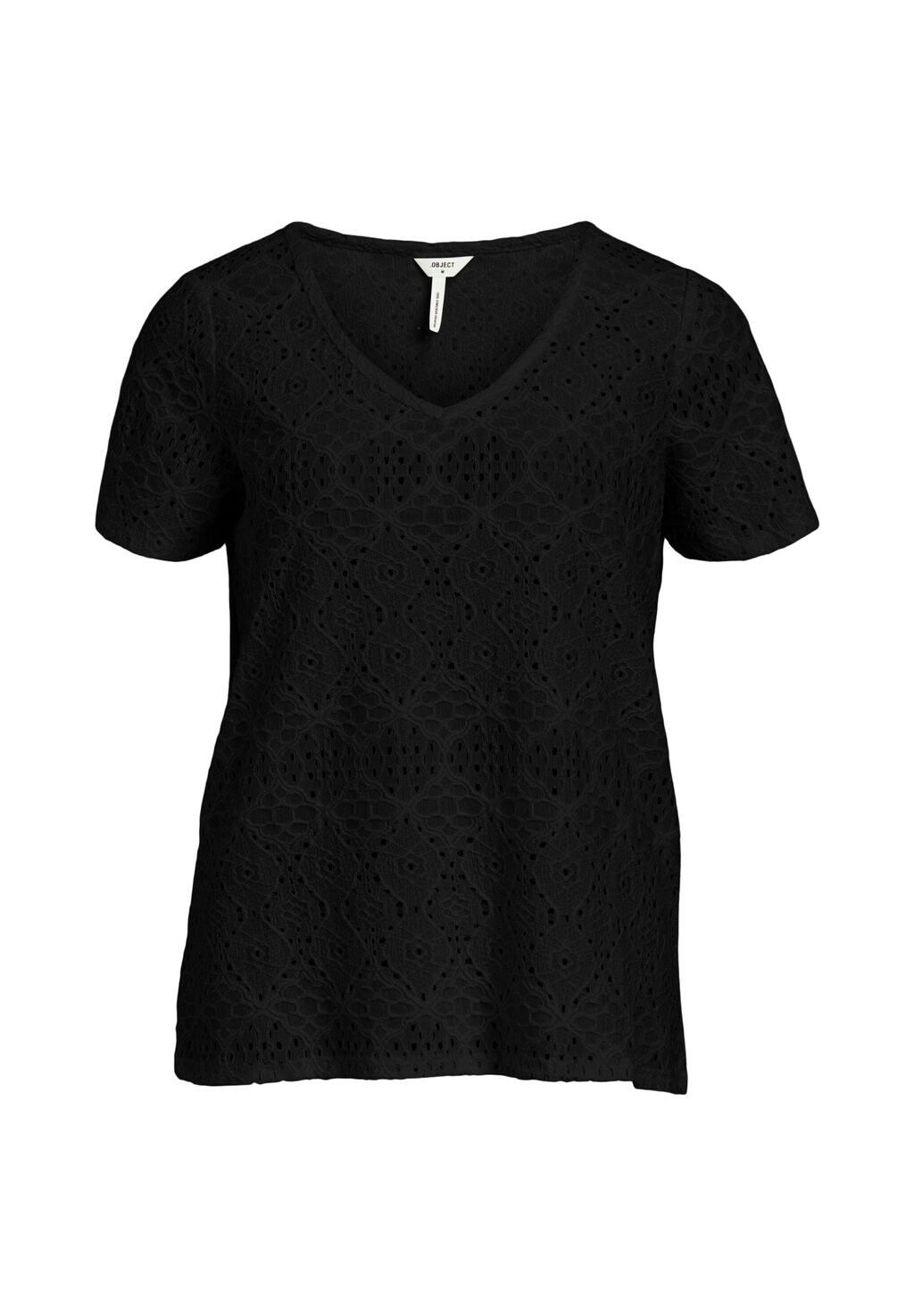 

Блуза FEODORA V-NECK NOOS Object, черный