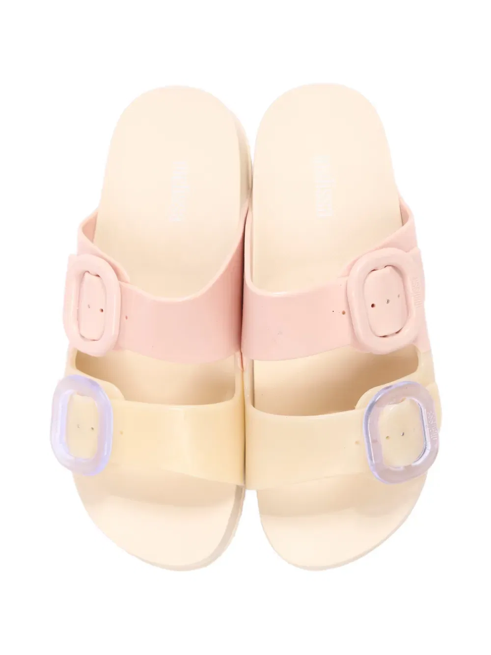 Сандалии с застежкой-пряжкой Mini Melissa, нейтральный — фото 3