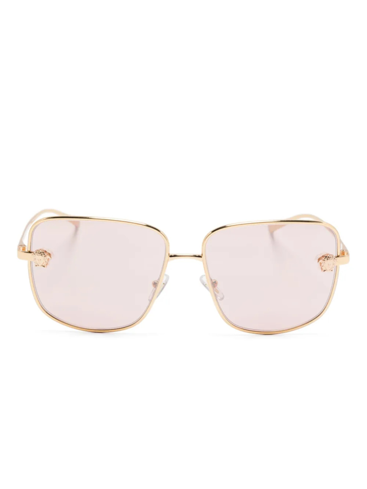

Солнцезащитные очки в квадратной оправе Versace Eyewear, золотой