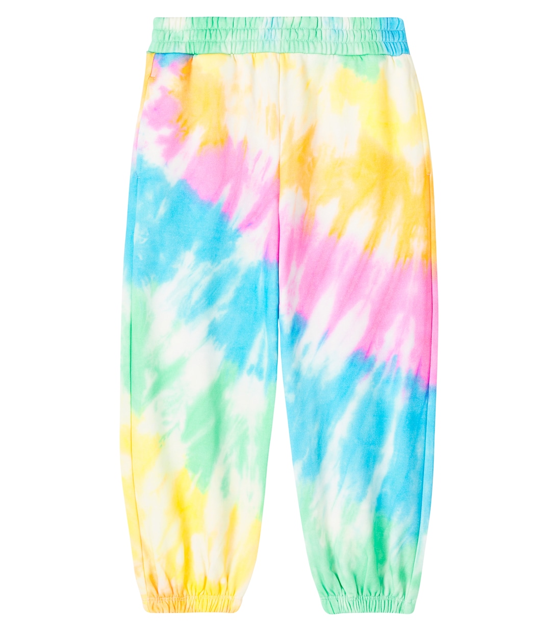 

Тай-дай хлопковые джерси спортивные штаны Stella McCartney Kids, Colourful