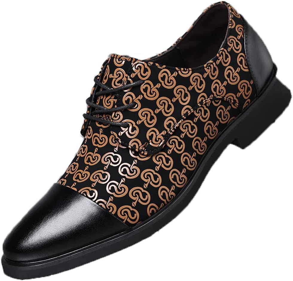 

Мужские повседневные деловые туфли UIKGITP, модные лакированные кожаные с шнуровкой, роскошные, дышащие, для офиса, работы, вождения, прогулок на улице, удобные лоферы, коричневый