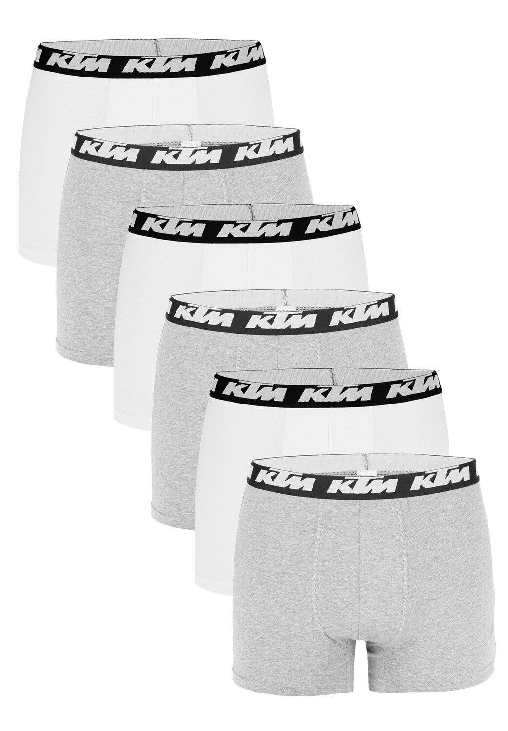 

Боксеры KTM Boxershorts Pack X2 Boxer Man Cotton 6P, цвет Light Grey / White