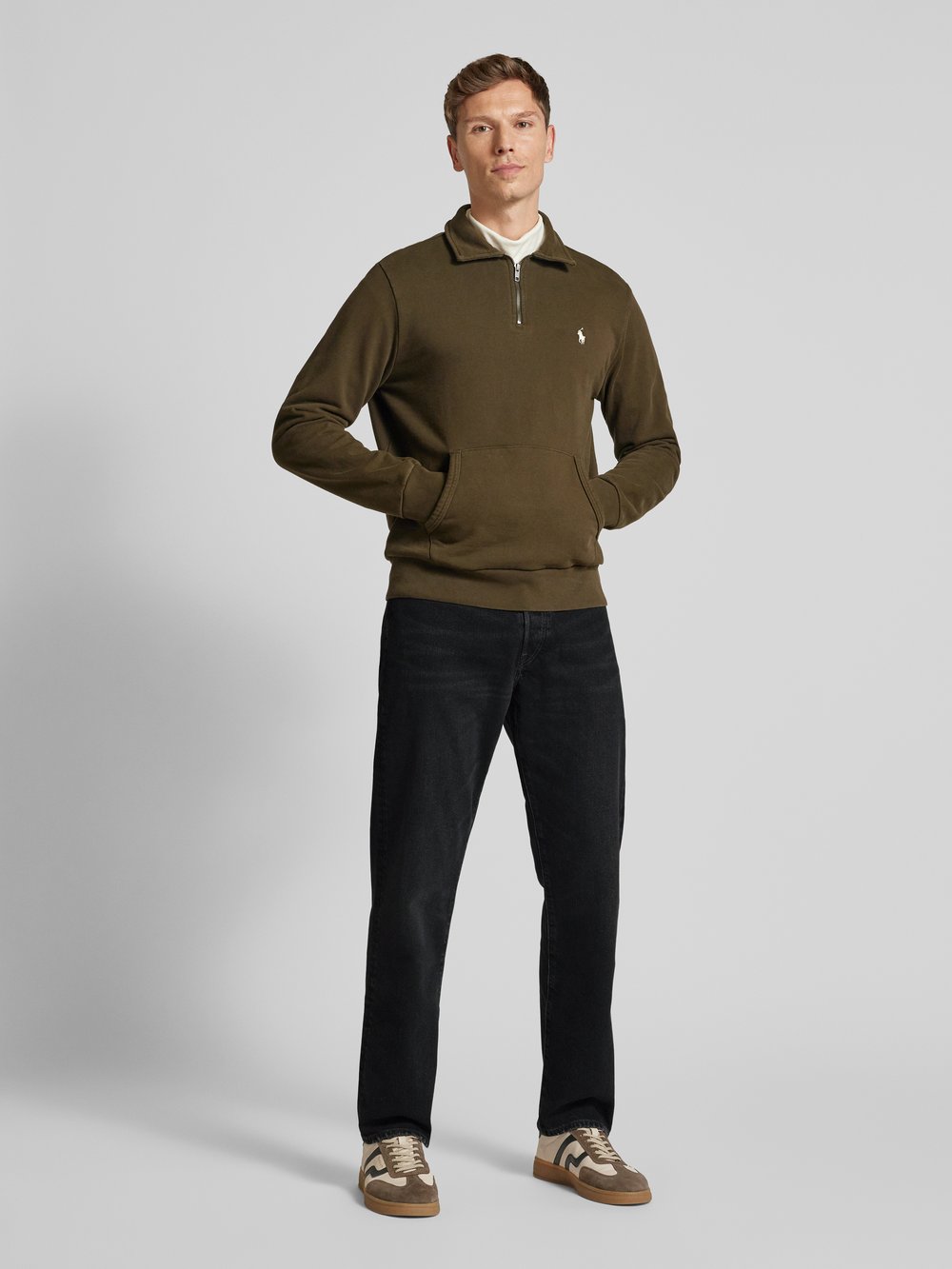 

Джинсы прямого кроя с 5 карманами, модель «HERITAGE» Polo Ralph Lauren, черный