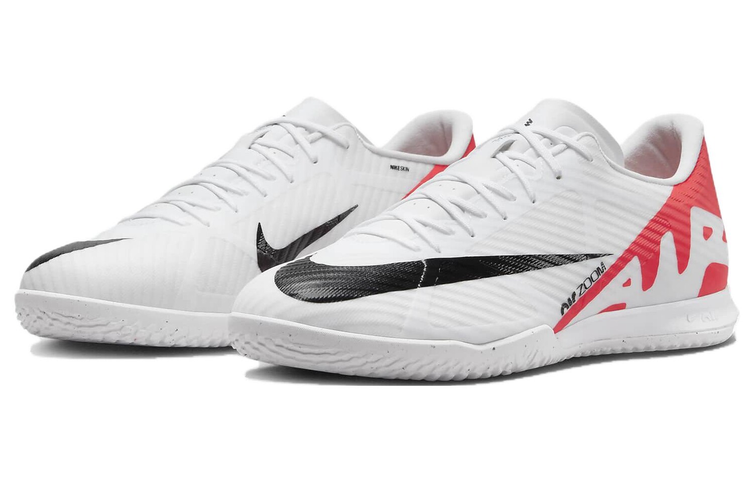 Nike Mercurial Vapor 15 Футбольные бутсы унисекс, Белый/Красный — фото 3