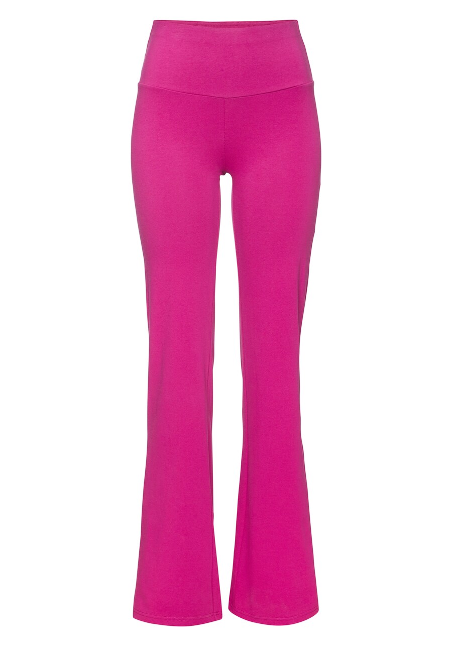 

Расклешенные спортивные брюки LASCANA ACTIVE, розовый