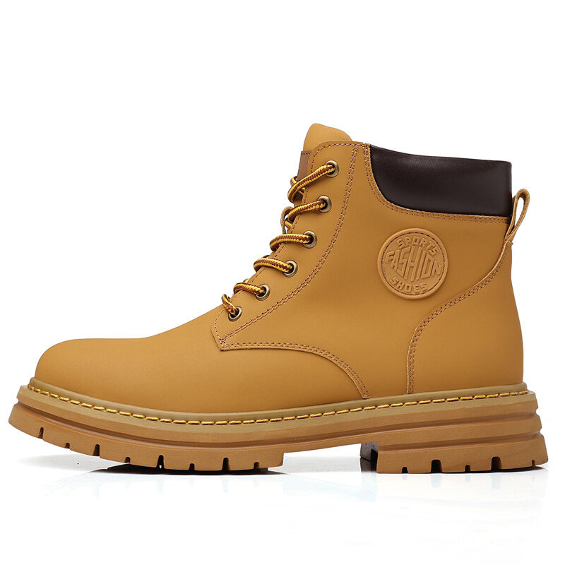 

Мужские ботинки Cahhrrn X Martin Boot Men Beige Weishibangwei