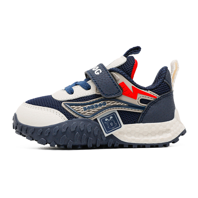 

Детская повседневная обувь для дошкольников BOBDOG, темно-синий/бежевый