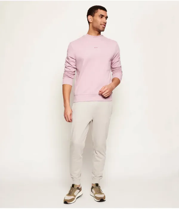 Толстовка WeSmallcrew comfort fit Boss Orange, розовый — фото 2