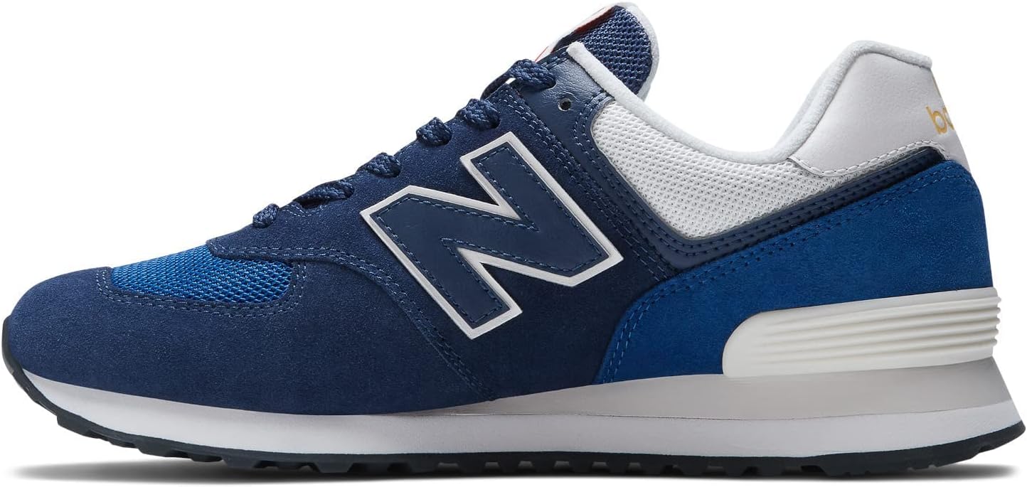 Кроссовки New Balance Unisex-Adult 574 V2, черный/синий/темно-синий — фото 4