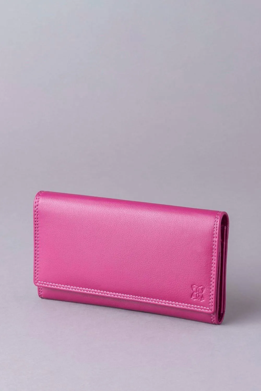

Большой кожаный кошелек Lakeland Leather, розовый