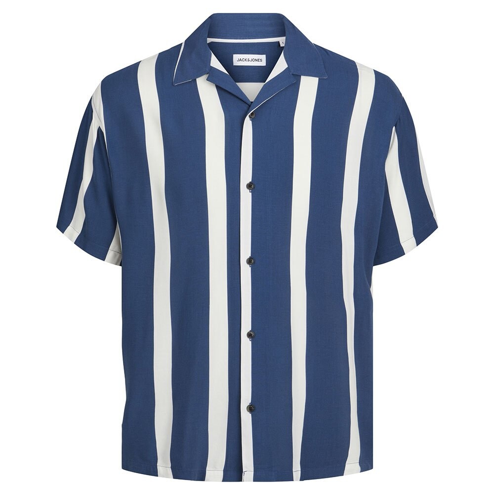 

Рубашка с коротким рукавом Jack & Jones 12249367 Resort, синий