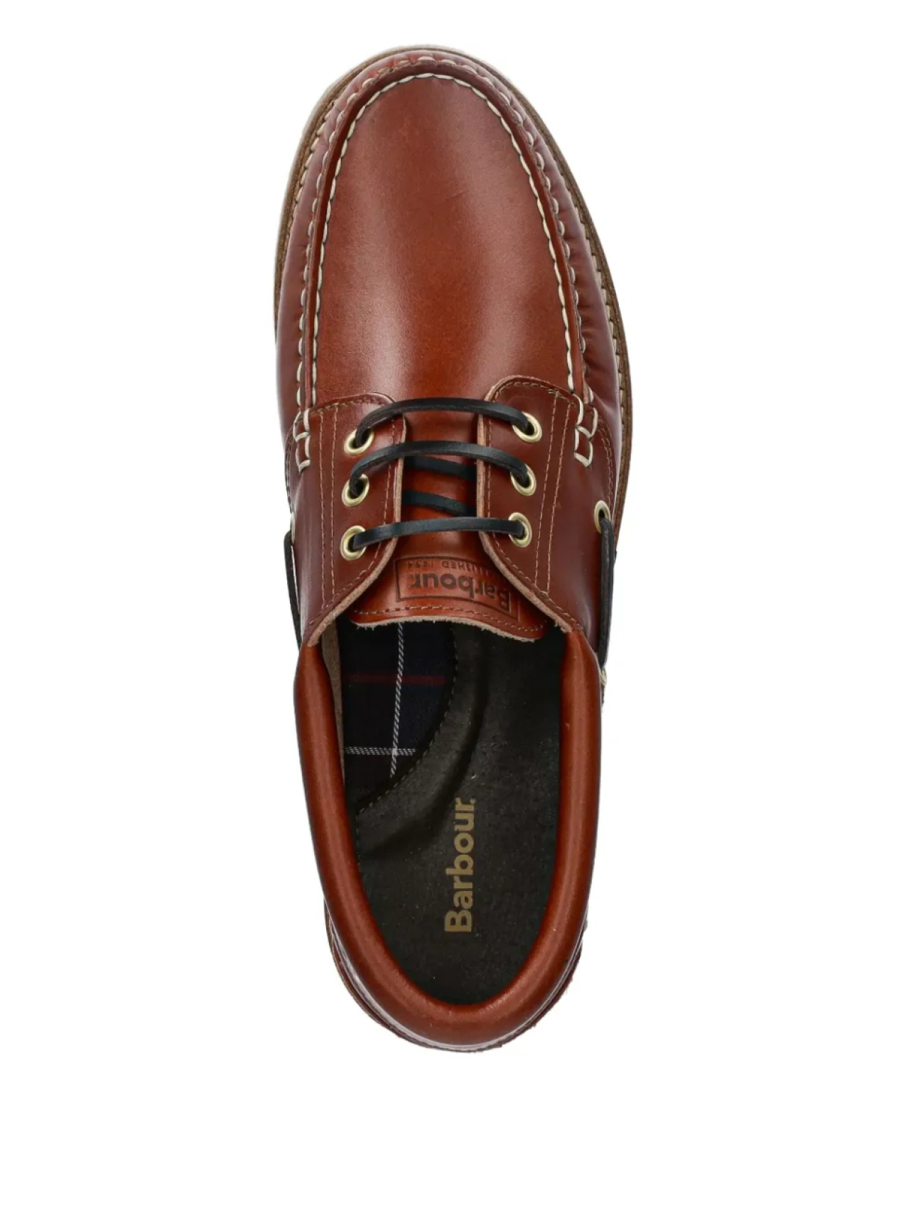 Лодочные туфли Barbour Deck, коричневый — фото 4