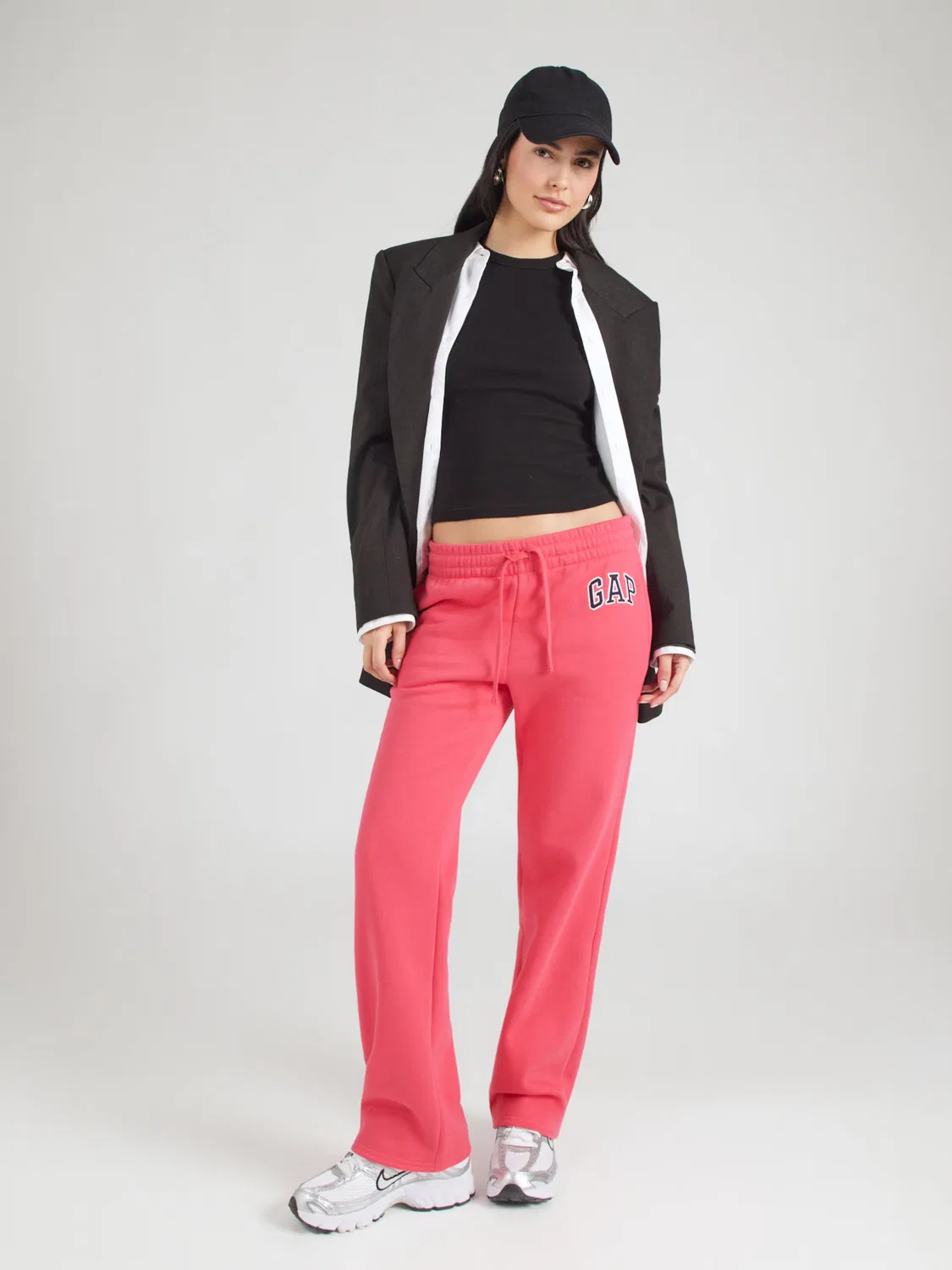 Брюки Gap Regular Pants HERITAGE светло-розового цвета — фото 4