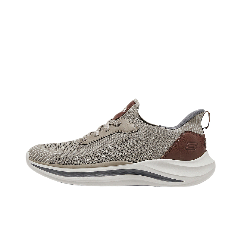 

Skechers Мужские кроссовки MENS USA STREET WEAR с низким верхом, серо-коричневые
