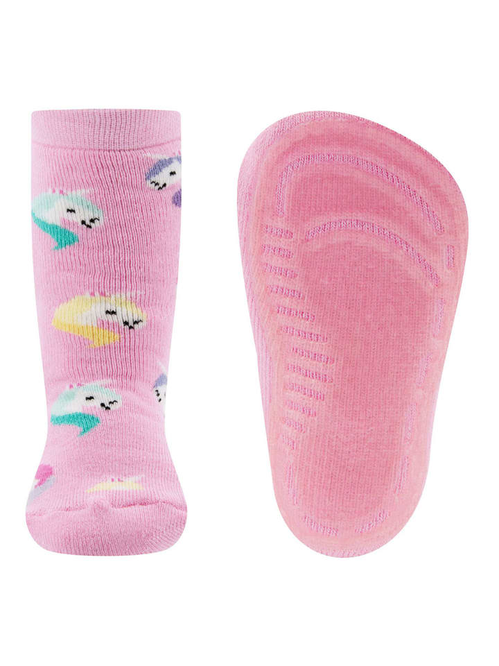 

Ewers Нескользящие носки с единорогом нежно-розового цвета