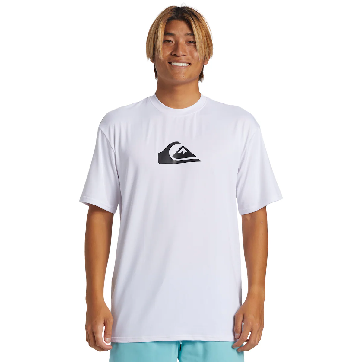 

Мужская повседневная футболка для серфинга Quiksilver, цвет Blanco hielo