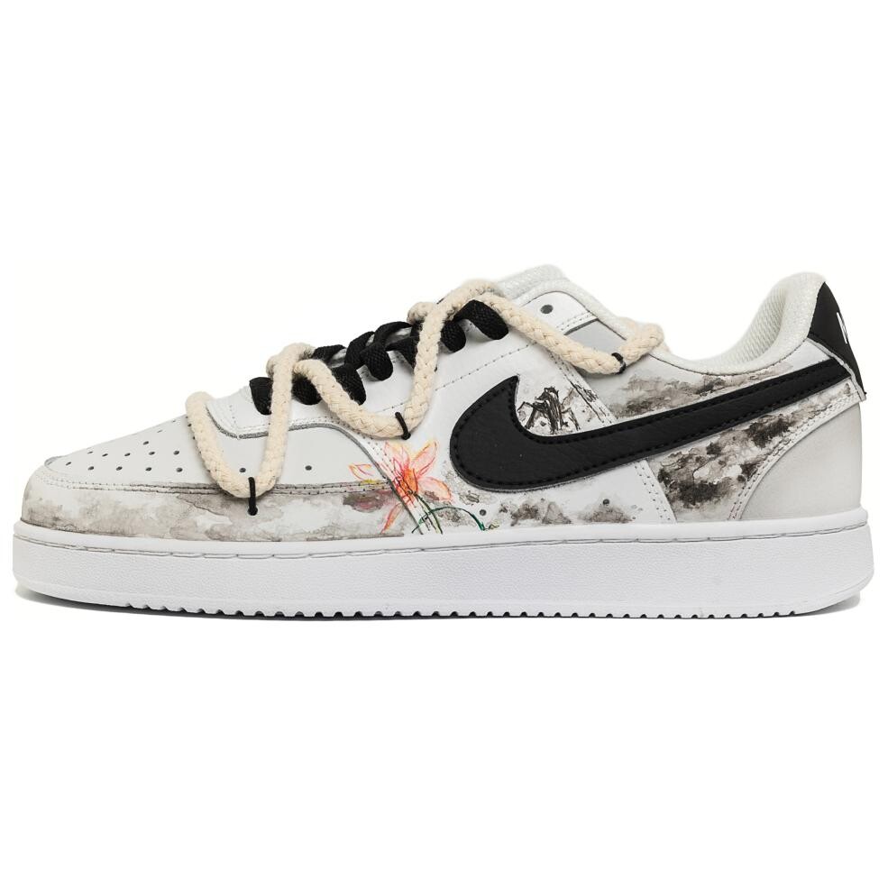 

Кроссовки Nike Court Vision 1 Skateboard Shoes Men Low-Top White Black, Белый, Кроссовки Nike Court Vision 1 Skateboard Shoes Men Low-Top White Black
