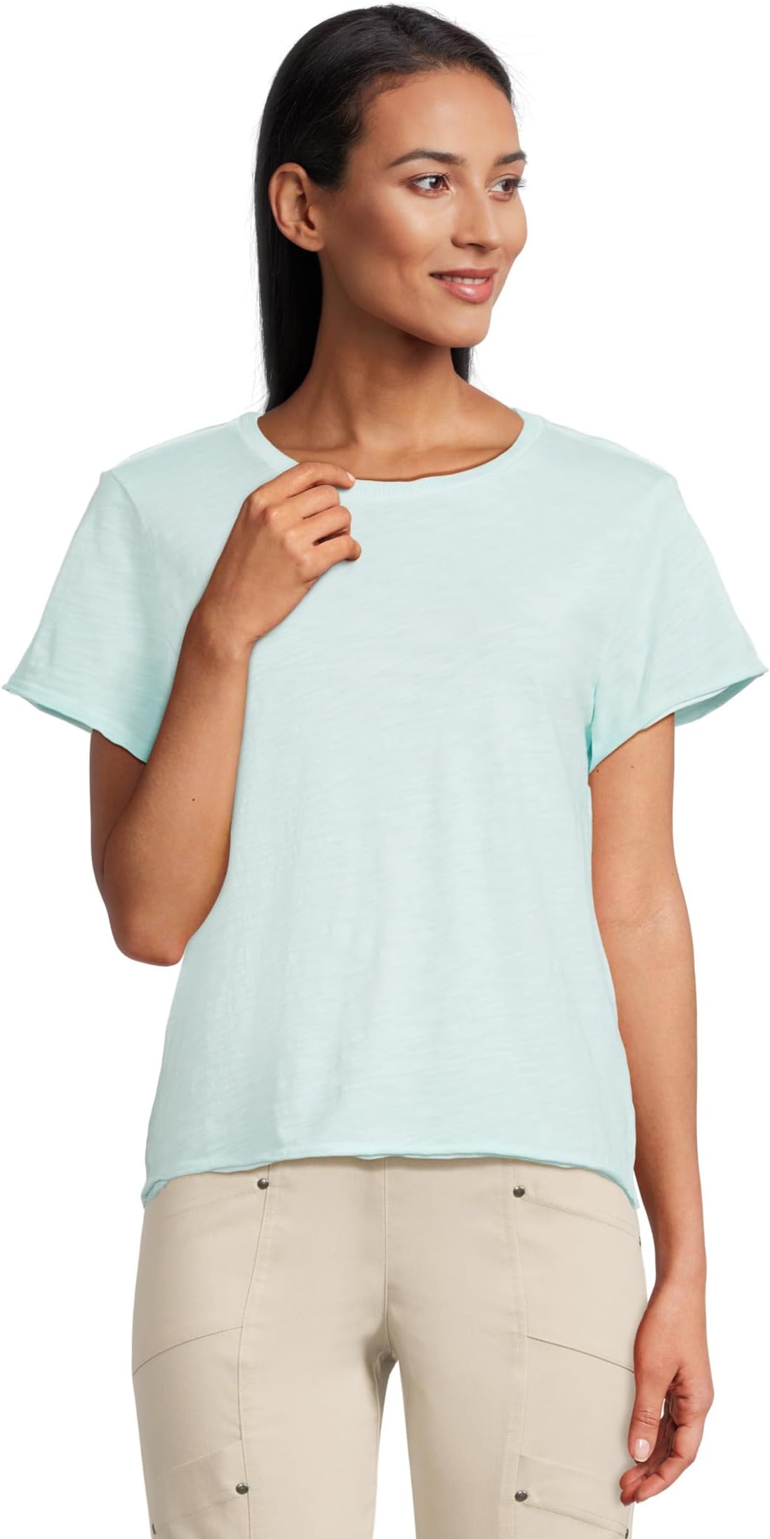 

Футболка Elliott Lauren Enzyme Wash Jersey - Short Sleeve Crew Neck Tee, Mist