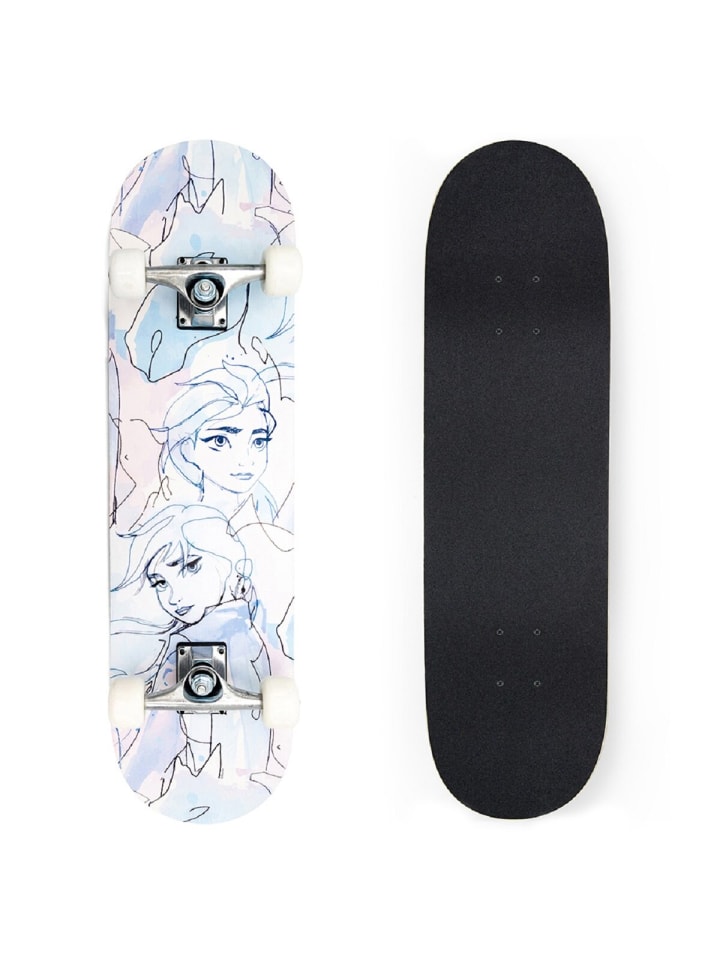 

Большой скейтборд Disney Frozen - прочный, 9-слойный, из кленовой древесины, розового цвета