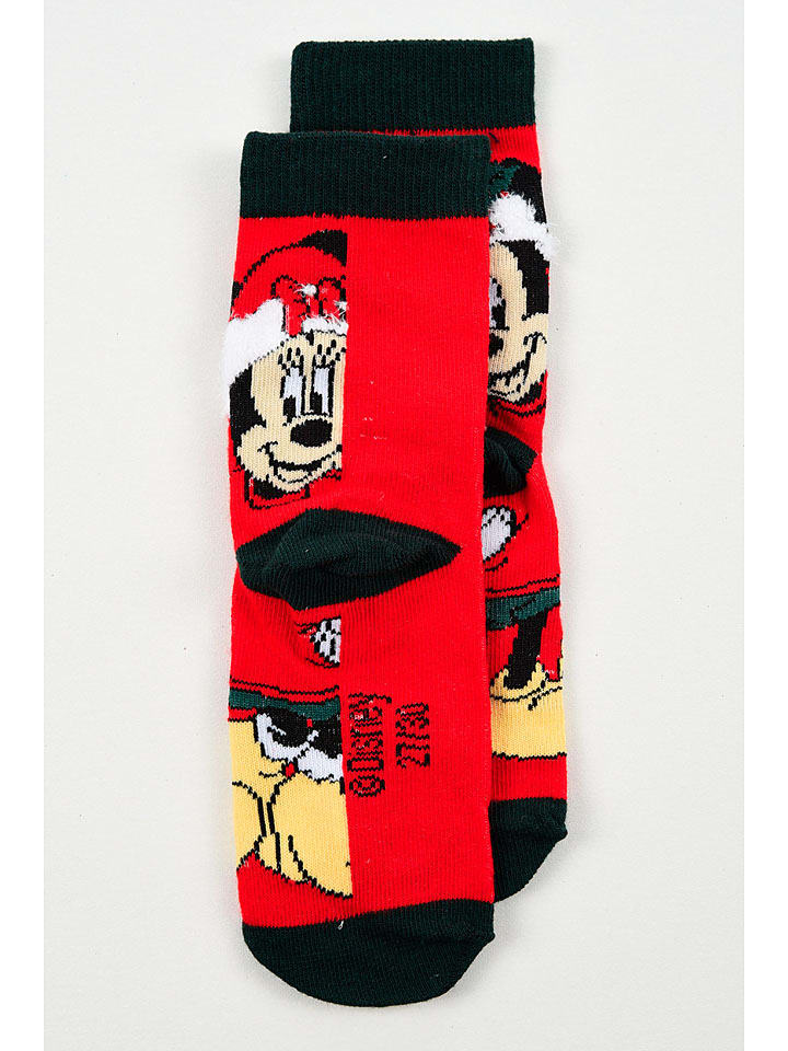 Disney Minnie Mouse Носки "Минни" красно-черного цвета — фото 2