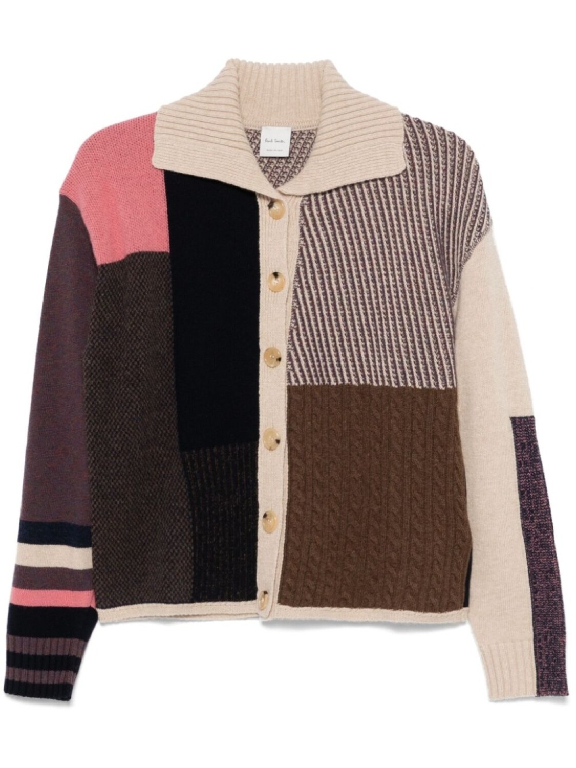 

Кардиган в стиле пэчворк Paul Smith, синий
