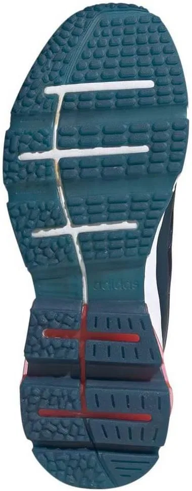 Мужские беговые кроссовки Adidas Quadcube, Blue Tech Mineral Legend Ink Signal Coral — фото 3