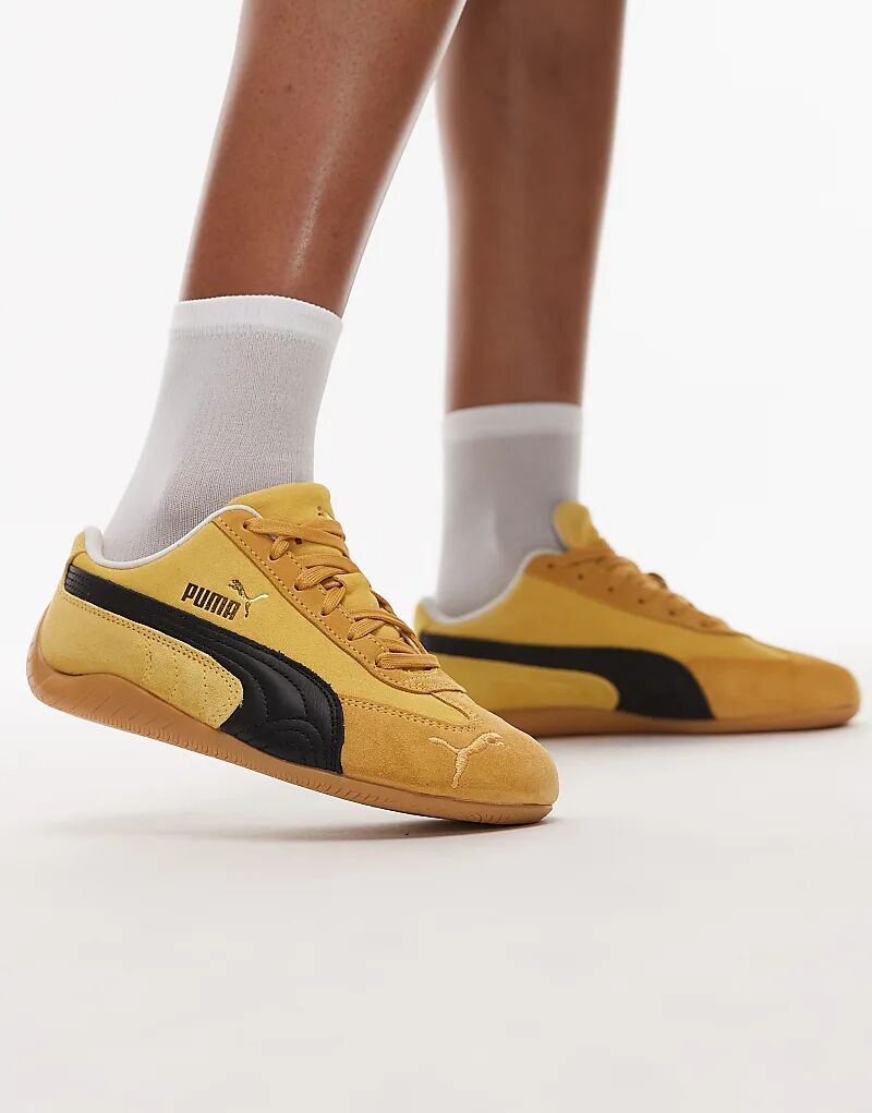 Кроссовки унисекс Puma Speedcat OG желтого и черного цветов