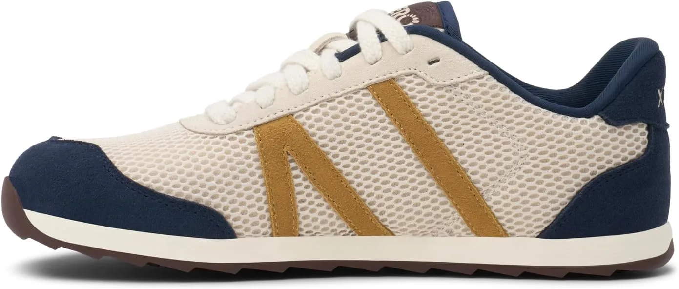Мужские кроссовки Xero Shoes Wynn Barefoot Retro Casual Trainers, белый/темно-синий/серый — фото 2
