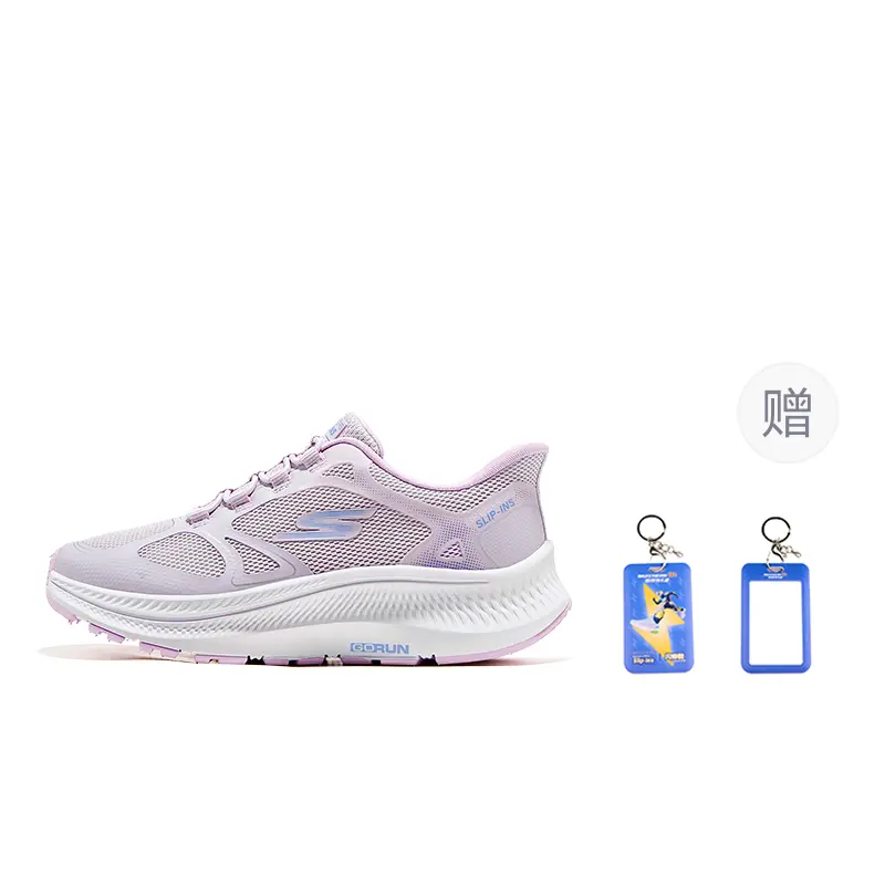 

Skechers Kids Нескользящие, износостойкие, легкие, амортизирующие, низкие кроссовки для бега, лавандового цвета, детские