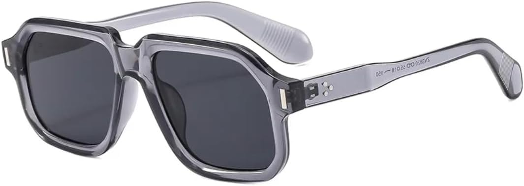 

Солнцезащитные очки с защитой UV400 | Увеличенный размер, градиентный дизайн, черный и синий | для женщин и мужчин, для занятий спортом на открытом воздухе и вождения DSVIGF, Gray Black