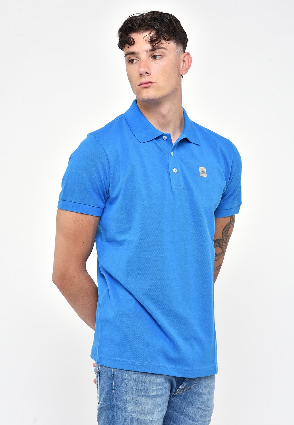 

Поло NEW MAIN Refrigiwear, цвет Indigo Bunting