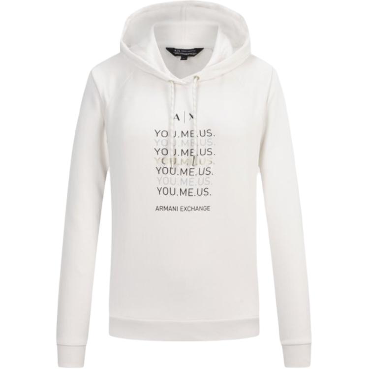 

ARMANI EXCHANGE Женская толстовка AE бежевого цвета