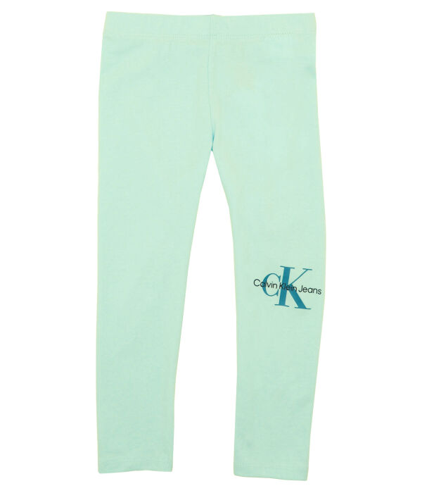 

Леггинсы детские Calvin Klein Jeans с логотипом, зеленый